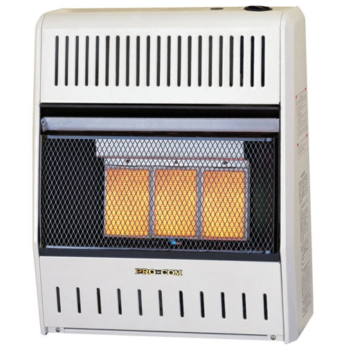18000 BTU Natural Gas High Efficiency Wall Mounted Space Heater